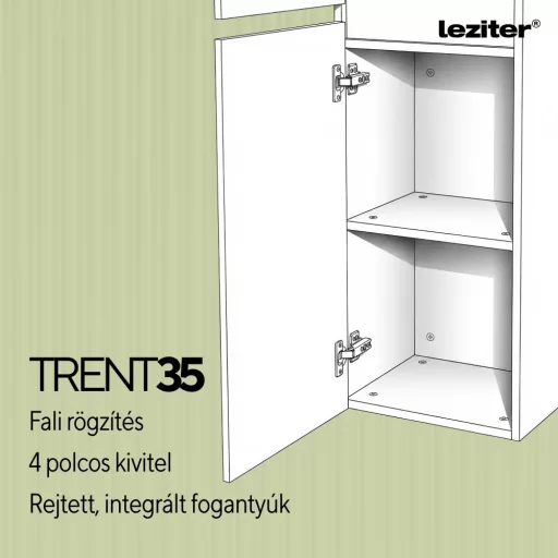Trent függesztett oldal szekrény - WaterMarkt.hu