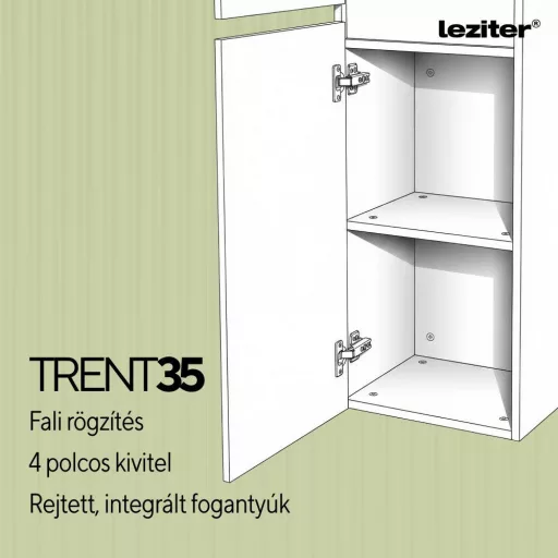Trent függesztett oldal szekrény - WaterMarkt.hu