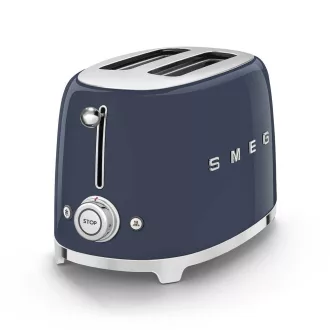 SMEG KENYÉRPIRÍTÓ, retro, 2 szeletes, tengerészkék - WaterMarkt.hu