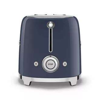 SMEG KENYÉRPIRÍTÓ, retro, 2 szeletes, tengerészkék - WaterMarkt.hu