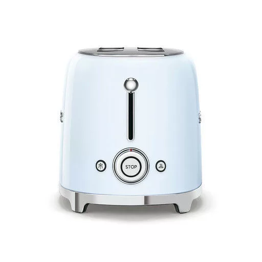SMEG KENYÉRPIRÍTÓ, retro, 2 szeletes, világoskék - WaterMarkt.hu
