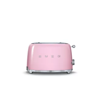 SMEG KENYÉRPIRÍTÓ, retro, 2 szeletes, rózsaszín - WaterMarkt.hu