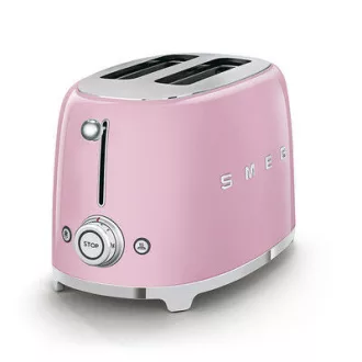 SMEG KENYÉRPIRÍTÓ, retro, 2 szeletes, rózsaszín - WaterMarkt.hu