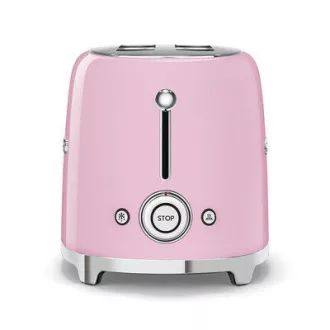 SMEG KENYÉRPIRÍTÓ, retro, 2 szeletes, rózsaszín - WaterMarkt.hu