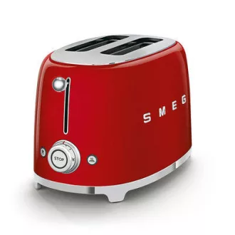 SMEG KENYÉRPIRÍTÓ, retro, 2 szeletes, piros - WaterMarkt.hu