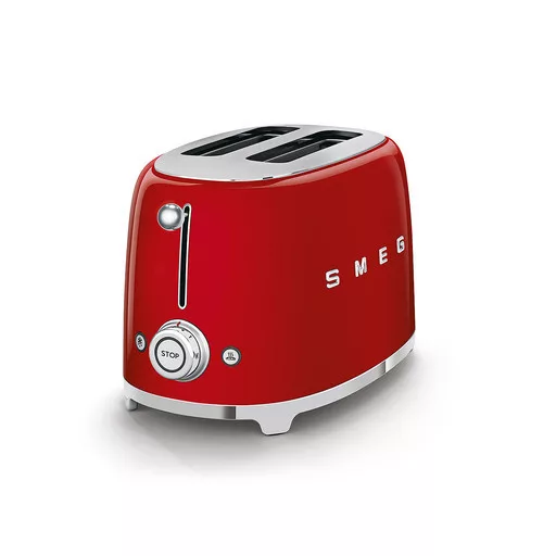 SMEG KENYÉRPIRÍTÓ, retro, 2 szeletes, piros