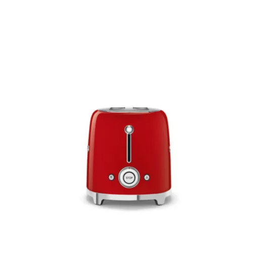 SMEG KENYÉRPIRÍTÓ, retro, 2 szeletes, piros - WaterMarkt.hu