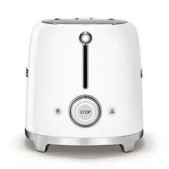 SMEG KENYÉRPIRÍTÓ, retro, 2 szeletes, fehér - WaterMarkt.hu