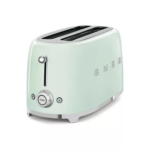 SMEG KENYÉRPIRÍTÓ, retro, 4 szeletes, világoszöld - WaterMarkt.hu