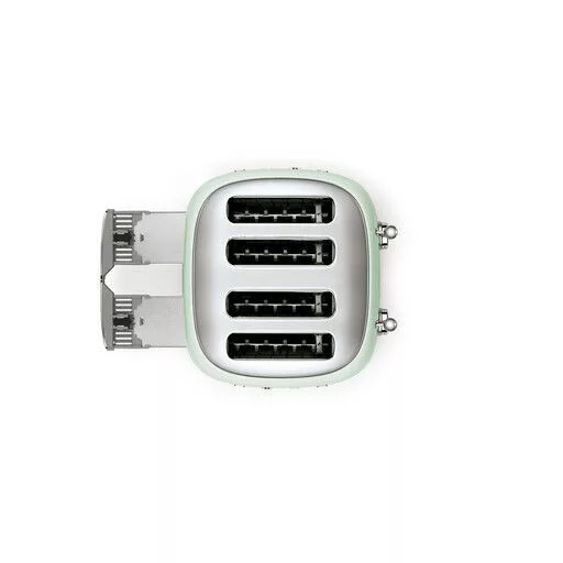 SMEG KENYÉRPIRÍTÓ, retro, 2x2 szeletes, világoszöld - WaterMarkt.hu
