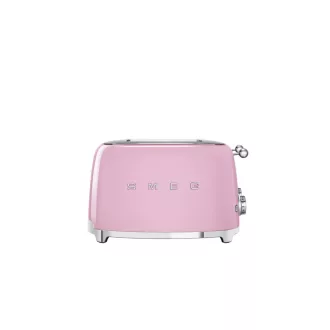 SMEG KENYÉRPIRÍTÓ, retro, 2x2 szeletes, rózsaszín - WaterMarkt.hu