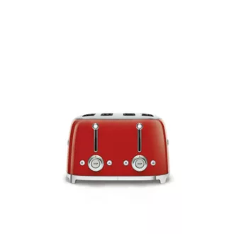 SMEG KENYÉRPIRÍTÓ, retro, 2x2 szeletes, piros - WaterMarkt.hu