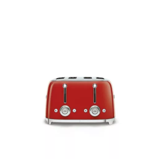SMEG KENYÉRPIRÍTÓ, retro, 2x2 szeletes, piros - WaterMarkt.hu