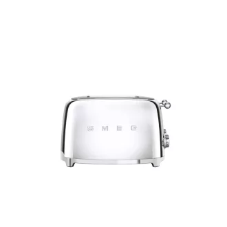 SMEG KENYÉRPIRÍTÓ, retro, 2x2 szeletes, fényes króm - WaterMarkt.hu