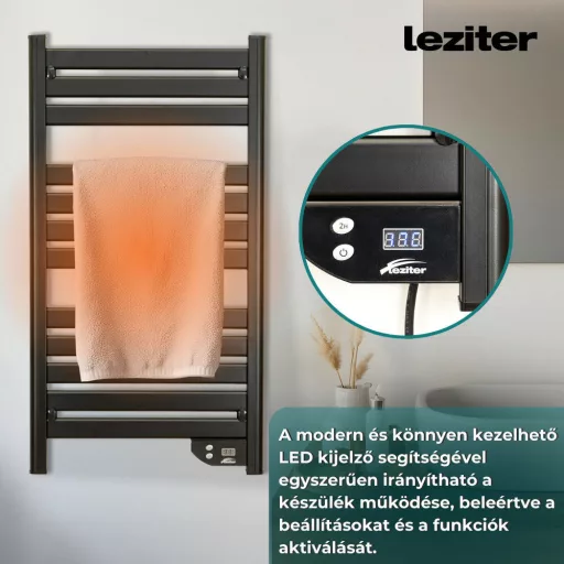 Elektromos törölközőszárító radiátor 500W - WaterMarkt.hu