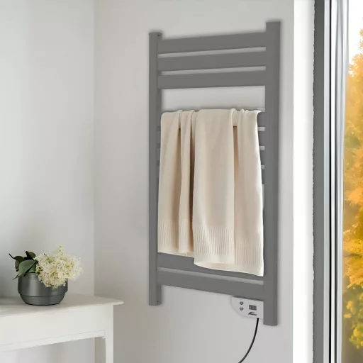 Elektromos törölközőszárító radiátor 500W - WaterMarkt.hu