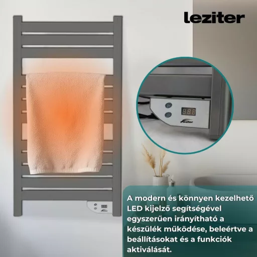 Elektromos törölközőszárító radiátor 500W - WaterMarkt.hu