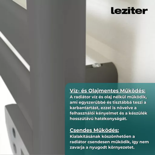 Elektromos törölközőszárító radiátor 500W - WaterMarkt.hu