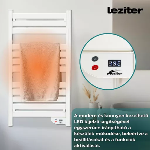 Elektromos törölközőszárító radiátor 500W - WaterMarkt.hu