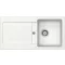 SCHOCK TYPOS CRISTALITE D-100S egymedencés csepptálcás prémium mosogató - TÖBB SZÍNBEN - White - WaterMarkt.hu