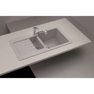 SCHOCK TYPOS CRISTALITE D-150S egymedencés csepptálcás gyümölcsmosós prémium mosogató - TÖBB SZÍNBEN - Croma - WaterMarkt.hu