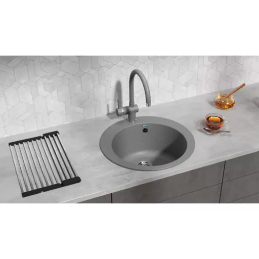 Ulgran U-405-309 Gránit Mosogatótálca - Egymedencés, Kerek, Gránit - WaterMarkt.hu
