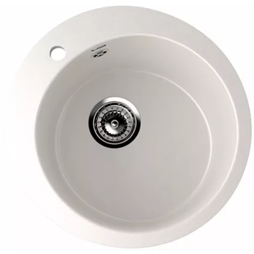 Ulgran U-405-341 Gránit Mosogatótálca és Gamma DECO Mosogató Csaptelep Szett - Fehér - WaterMarkt.hu