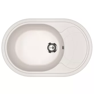 Ulgran U-610-331 Csepegtetőtálcás Gránit Mosogató - Ovális, Homok - WaterMarkt.hu