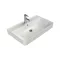 CeraStyle HERA - PULTRA ültethető - Top Counter - porcelán mosdó - 80 x 48 cm - WaterMarkt.hu