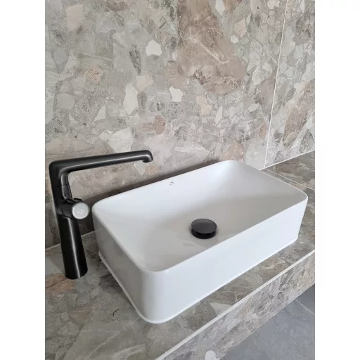 LAVEO KVADRATO kerámia mosdó, fehér - WaterMarkt.hu