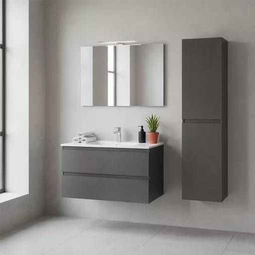 Vario Forte 35 függesztett oldal szekrény antracit-antracit