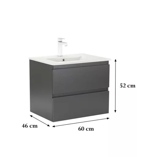 Vario Forte 60 alsó szekrény mosdóval - WaterMarkt.hu