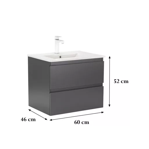 Vario Forte 60 alsó szekrény mosdóval - WaterMarkt.hu