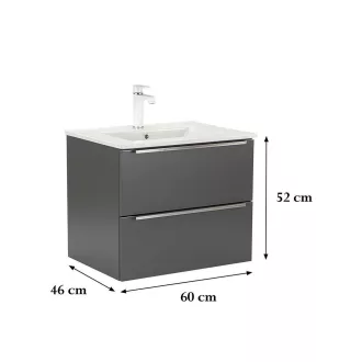 Vario Trim 60 alsó szekrény mosdóval - WaterMarkt.hu
