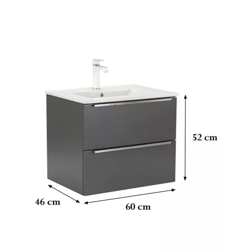 Vario Trim 60 alsó szekrény mosdóval - WaterMarkt.hu