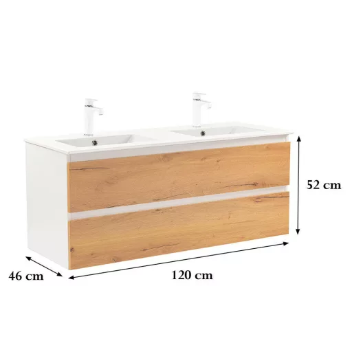 Vario Forte 120 alsó szekrény mosdóval - WaterMarkt.hu