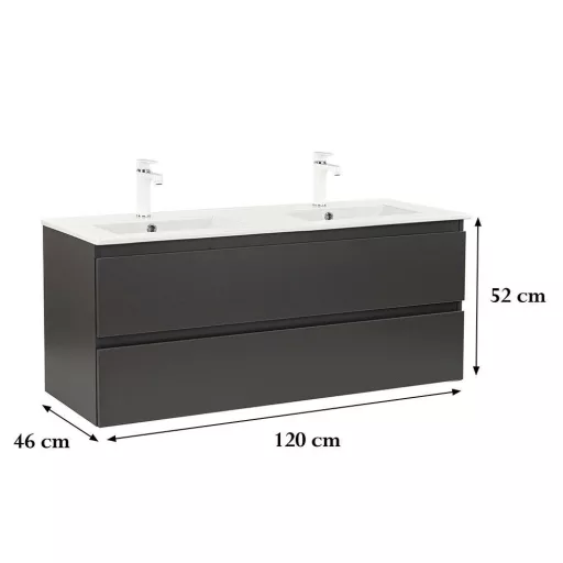 Vario Forte 120 alsó szekrény mosdóval - WaterMarkt.hu