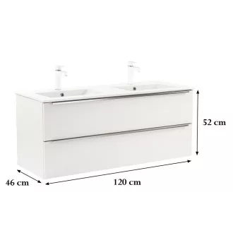 Vario Trim 120 alsó szekrény mosdóval - WaterMarkt.hu