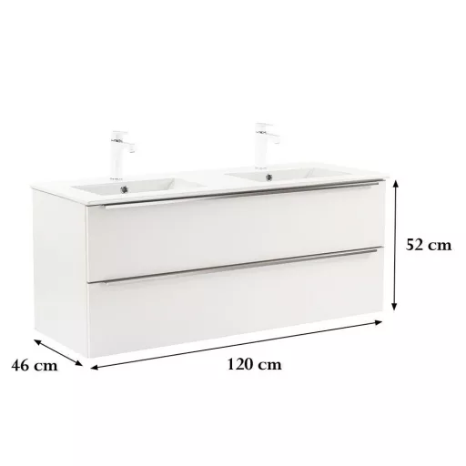 Vario Trim 120 alsó szekrény mosdóval - WaterMarkt.hu
