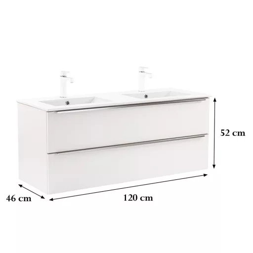 Vario Trim 120 alsó szekrény mosdóval - WaterMarkt.hu