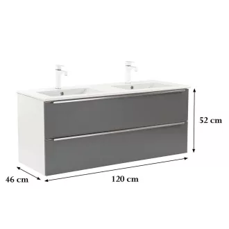 Vario Trim 120 alsó szekrény mosdóval - WaterMarkt.hu