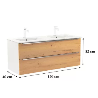 Vario Trim 120 alsó szekrény mosdóval - WaterMarkt.hu