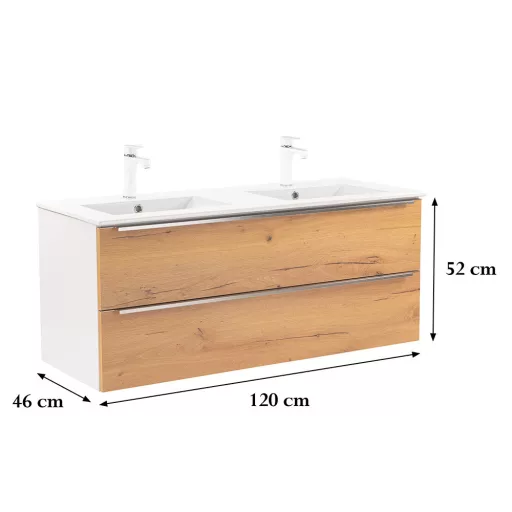 Vario Trim 120 alsó szekrény mosdóval - WaterMarkt.hu
