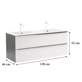 Vario Trim 120 alsó szekrény mosdóval - WaterMarkt.hu