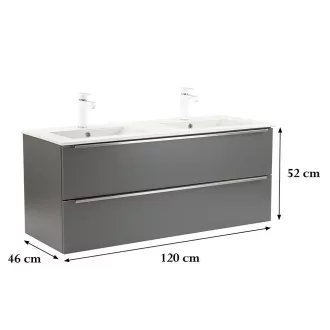 Vario Trim 120 alsó szekrény mosdóval - WaterMarkt.hu