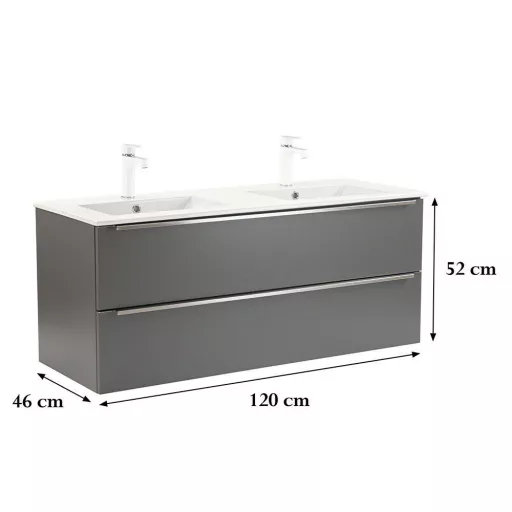 Vario Trim 120 alsó szekrény mosdóval - WaterMarkt.hu