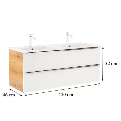 Vario Trim 120 alsó szekrény mosdóval - WaterMarkt.hu