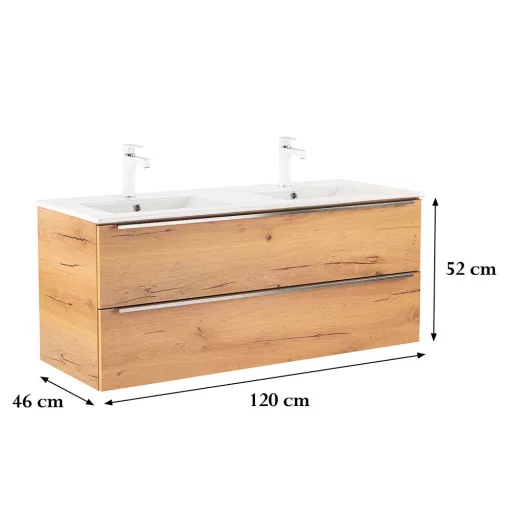 Vario Trim 120 alsó szekrény mosdóval - WaterMarkt.hu