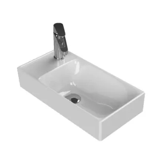 CeraStyle SHARP - BAL CSAPLYUKAS - porcelán mosdókagyló - 50 x 25 cm - WaterMarkt.hu