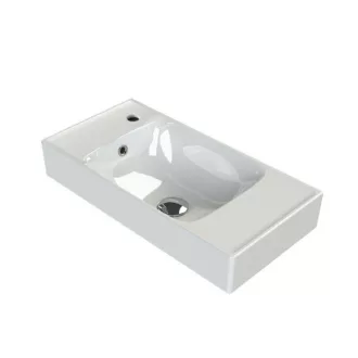 CeraStyle SHARP - BAL CSAPLYUKAS - porcelán mosdókagyló - 60 x 30 cm - WaterMarkt.hu